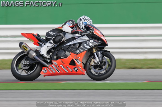 2010-06-26 Misano 0290 Rio - Superstock 1000 - Free Practice - Matthieu Lussiana - BMW S1000 RR